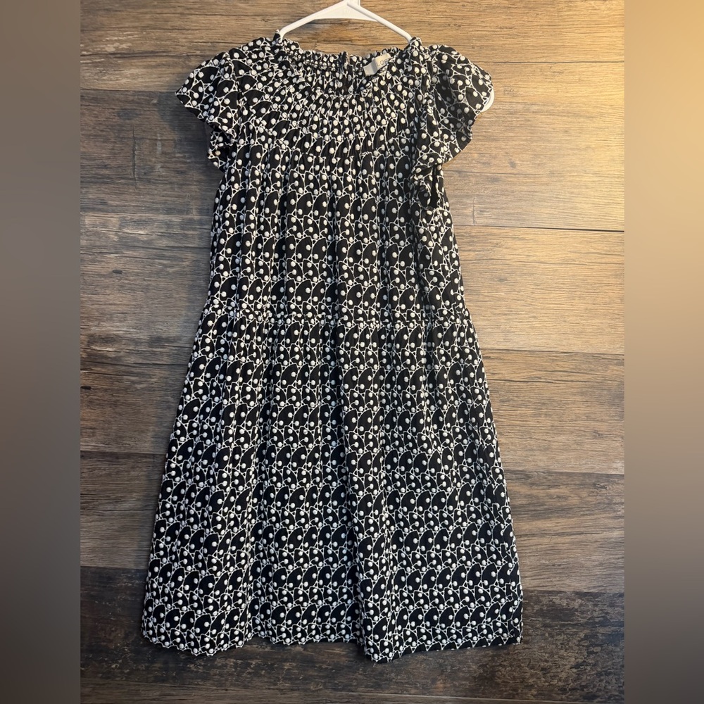 LOFT Black and White Patterned Dress - Picture 1 of 7